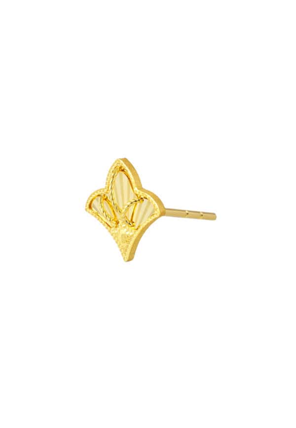 TOMEI x Xifu Earrings, Yellow Gold 999/24K