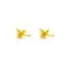 TOMEI Butterfly Earrings, Yellow Gold 999/24K