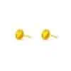 TOMEI Heart Earrings, Yellow Gold 999/24K