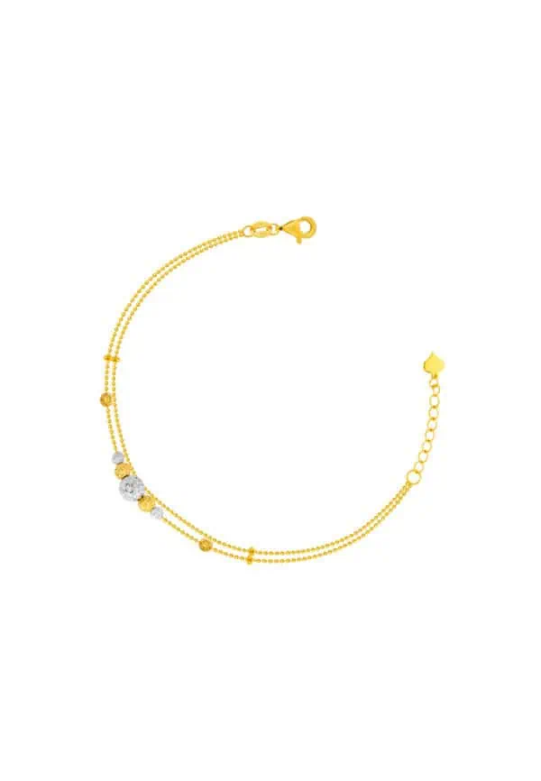 TOMEI Lusso Italia Bracelet, Yellow Gold 916/22K