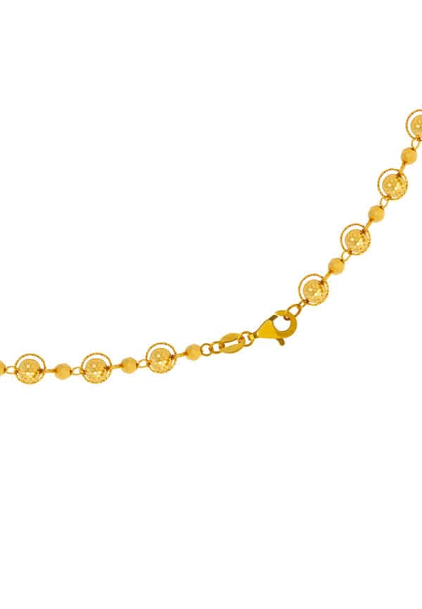 TOMEI Lusso Italia Necklace, Yellow Gold 916/22K