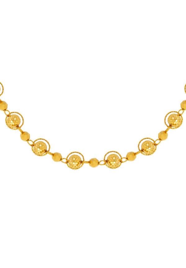 TOMEI Lusso Italia Necklace, Yellow Gold 916/22K