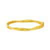 TOMEI Curvy Bangle, Yellow Gold 916/22K