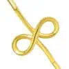 TOMEI Infinity Bracelet, Yellow Gold 916/22K