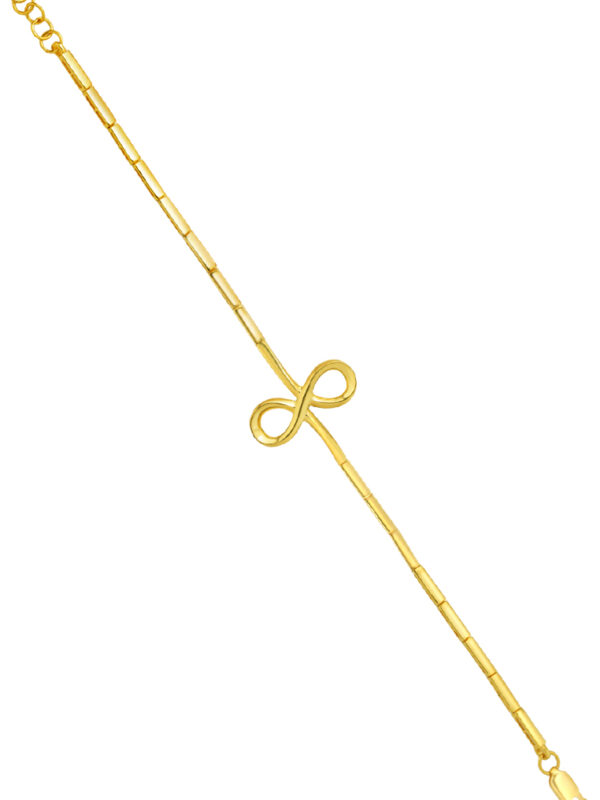 TOMEI Infinity Bracelet, Yellow Gold 916/22K