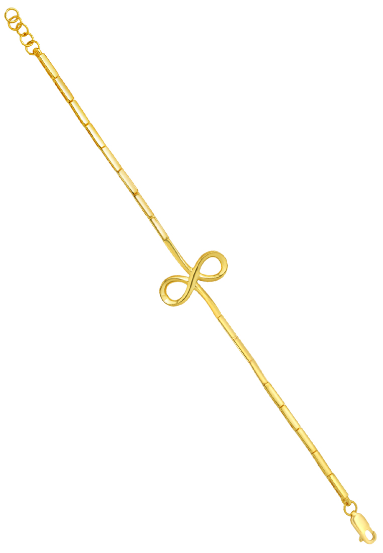 TOMEI Infinity Bracelet, Yellow Gold 916/22K