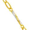 TOMEI Dual-Tone Bracelet, Yellow Gold 916/22K