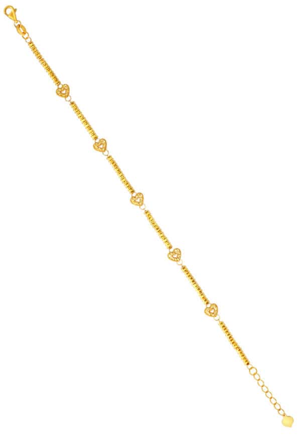 ssmy-zone-1793332064-762_0011_9M-JBA2036-1C.jpg TOMEI Heart Bracelet, Yellow Gold 916/22K