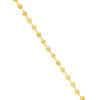 TOMEI Heart Bracelet, Yellow Gold 916/22K