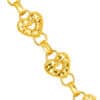 TOMEI Heart Bracelet, Yellow Gold 916/22K
