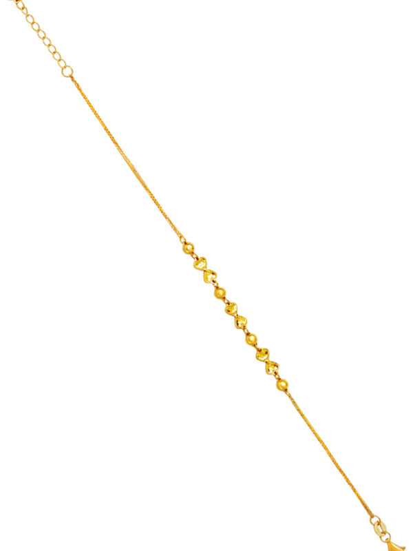 TOMEI Ribbon Bracelet, Yellow Gold 916/22K
