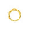 TOMEI Twist Ring, Yellow Gold 916/22K