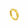 TOMEI Twist Ring, Yellow Gold 916/22K