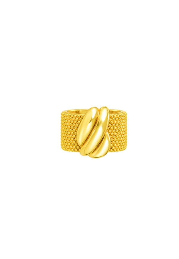 TOMEI Lusso Italia Ring, Yellow Gold 916/22K