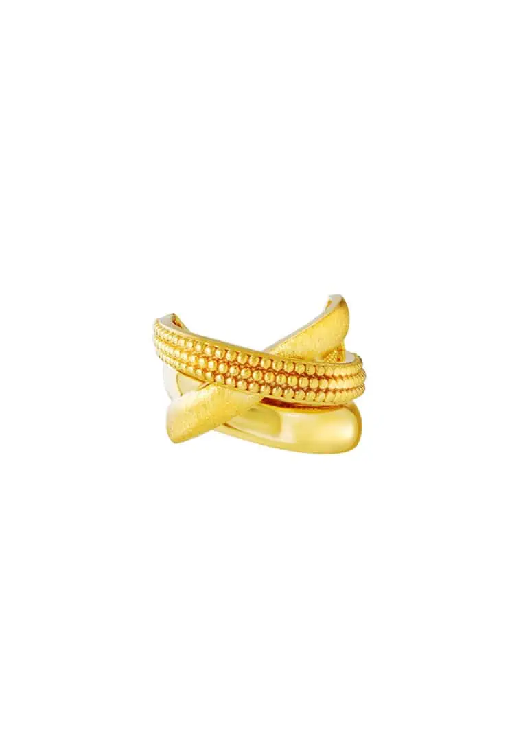 TOMEI Lusso Italia Ring, Yellow Gold 916/22K