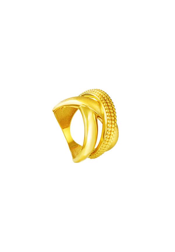 TOMEI Lusso Italia Ring, Yellow Gold 916/22K
