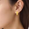 TOMEI Hoop Earrings, Yellow Gold 916/22K
