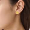 TOMEI Four Leave Clover Earrings, Yellow Gold 916/22K