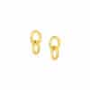 TOMEI Lusso Italia Earrings, Yellow Gold 916/22K