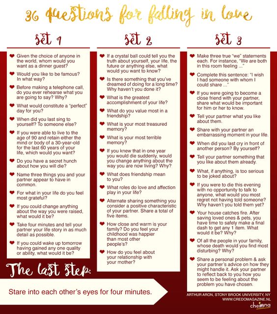 the 36 questions that lead to love