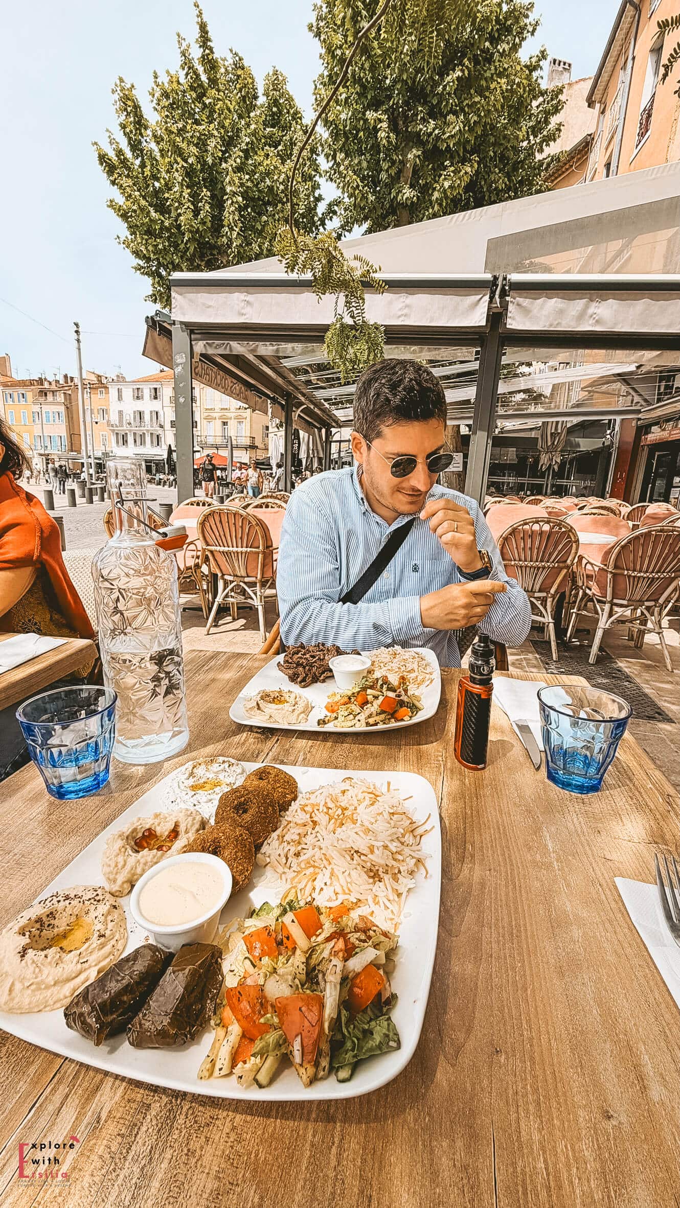 Selection of dishes including seafood, vegetables, desserts, and local specialties served at restaurants in La Ciotat.