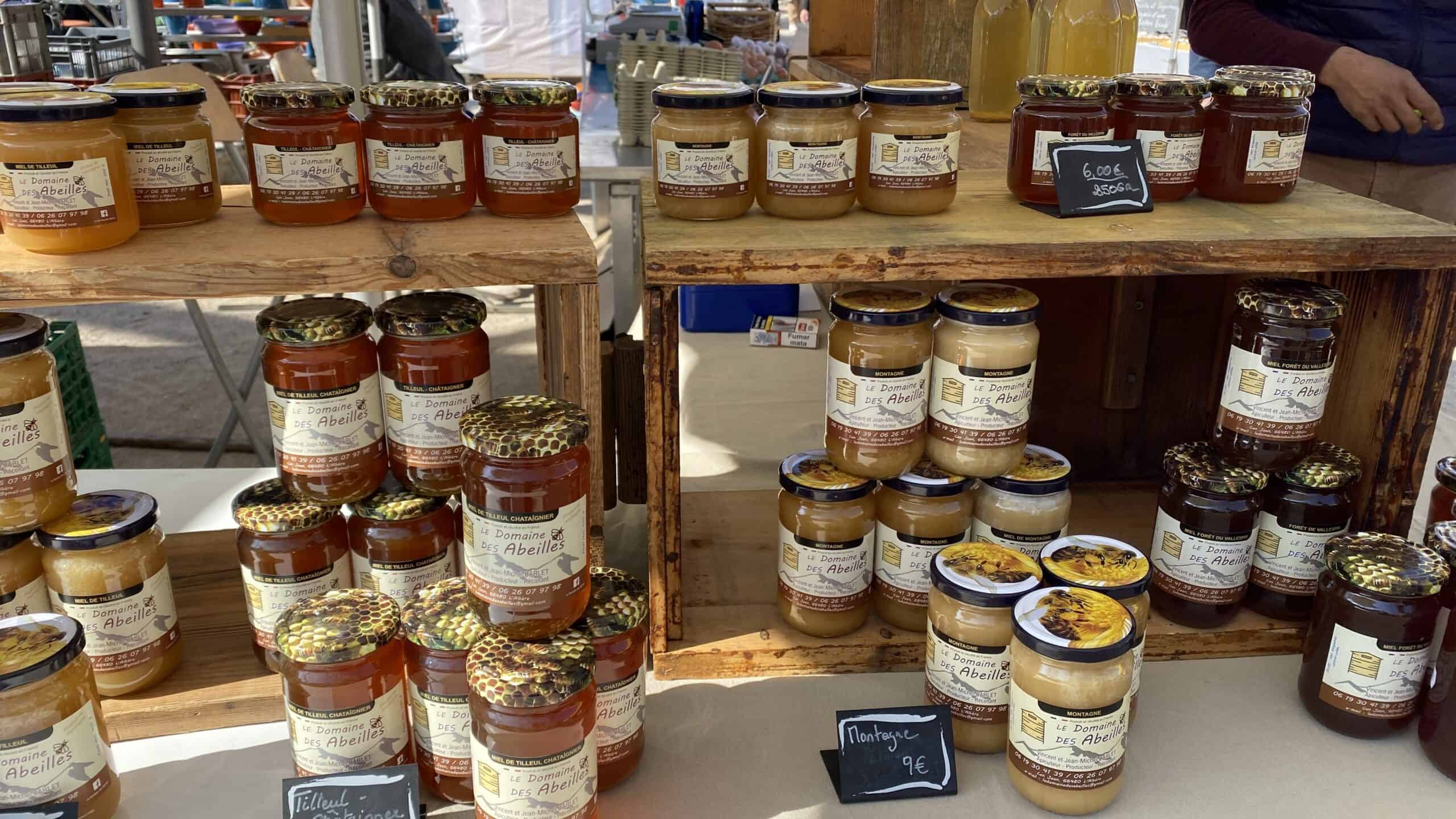 Honey that is made within the area