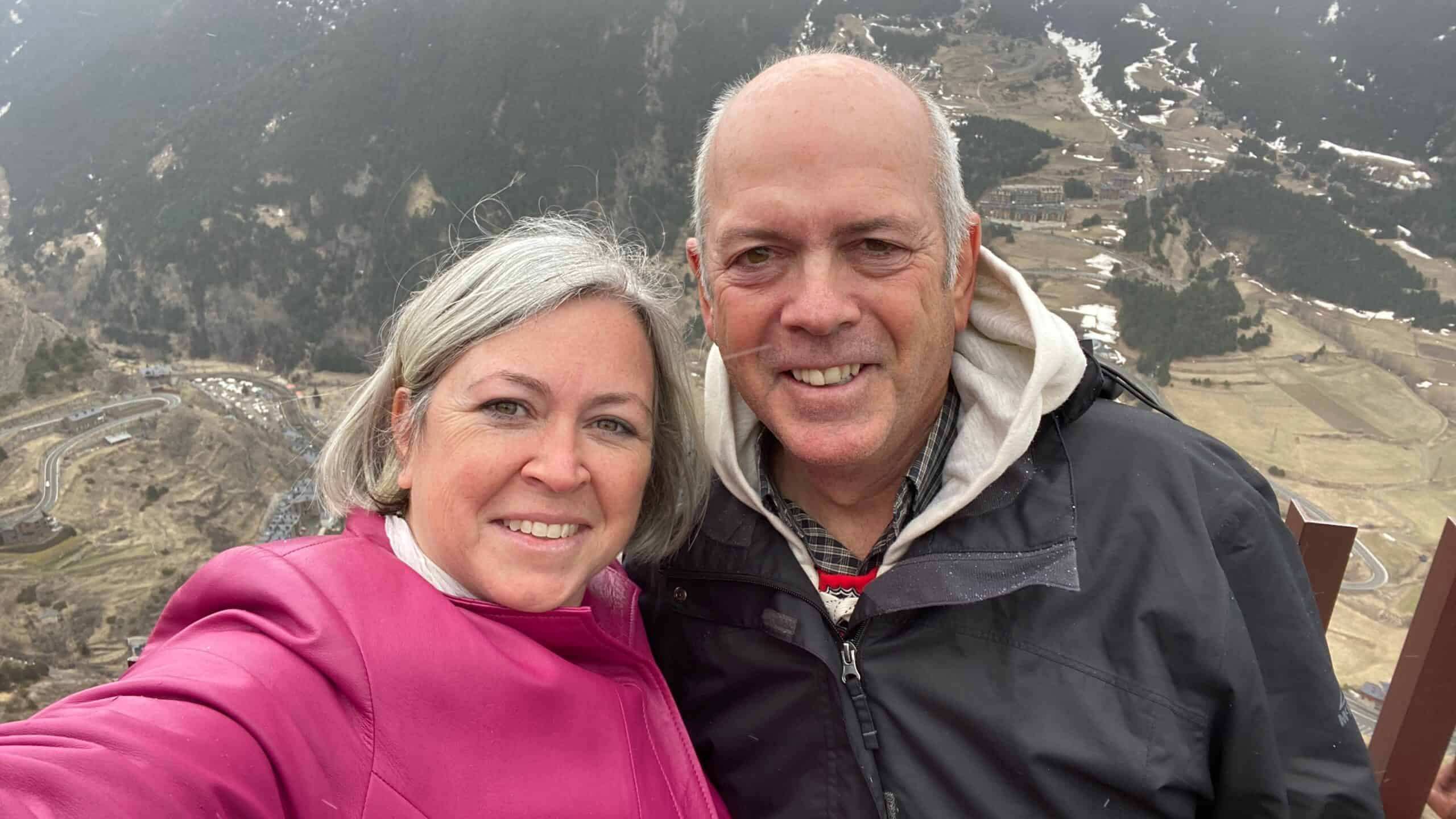 Our picture in the surrounding mountains of Andorra