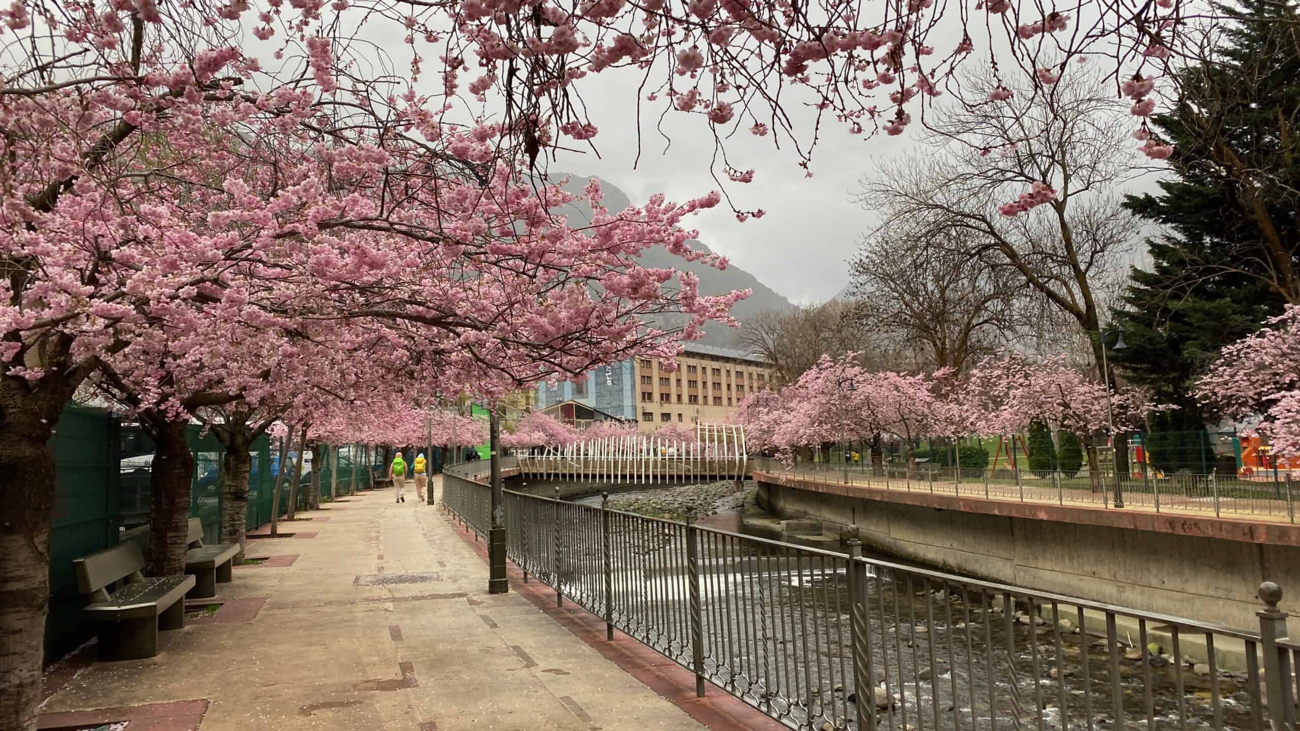 Andorra is a city with many walking trails and paths