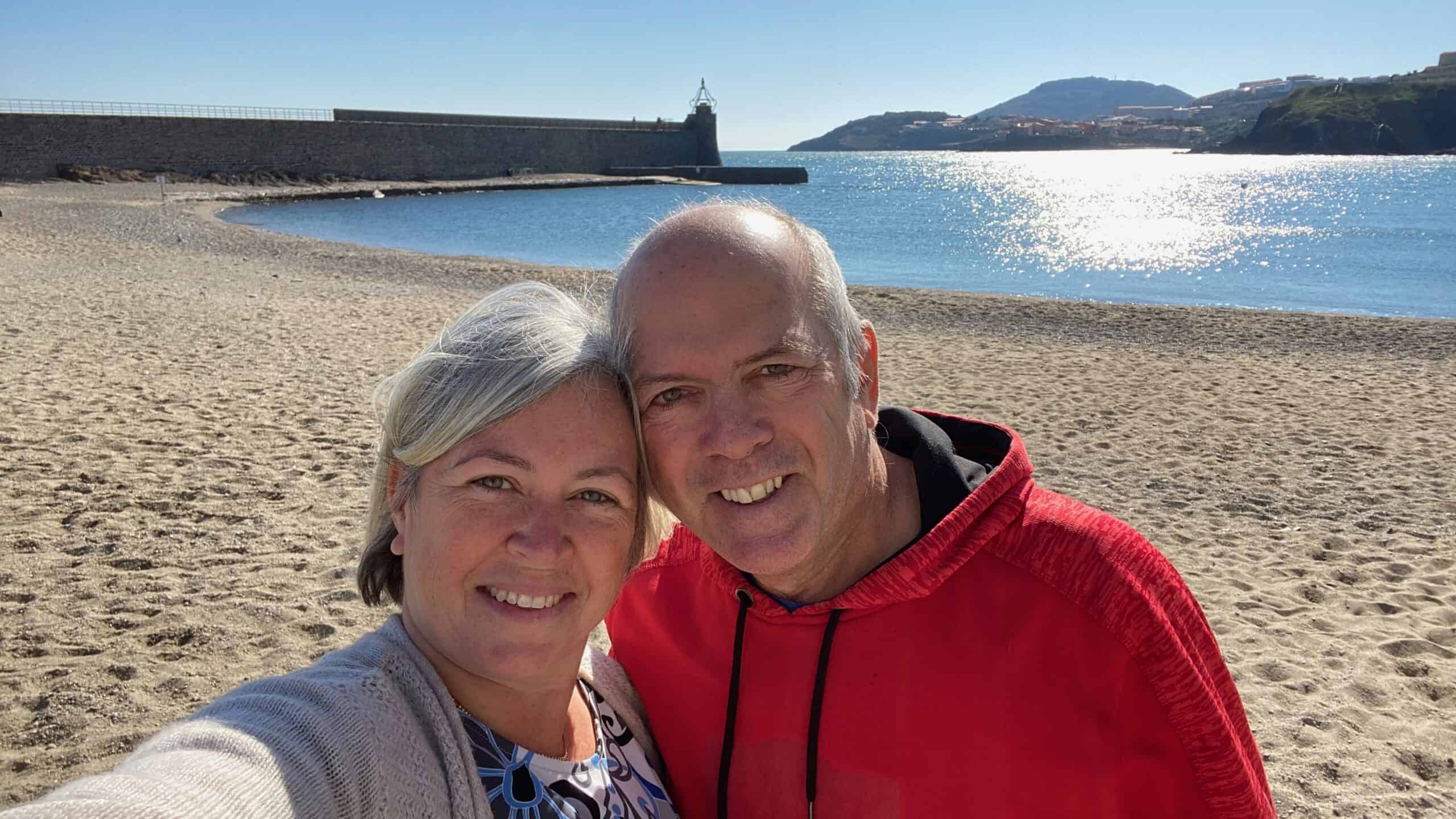 Our selfie in Collioure