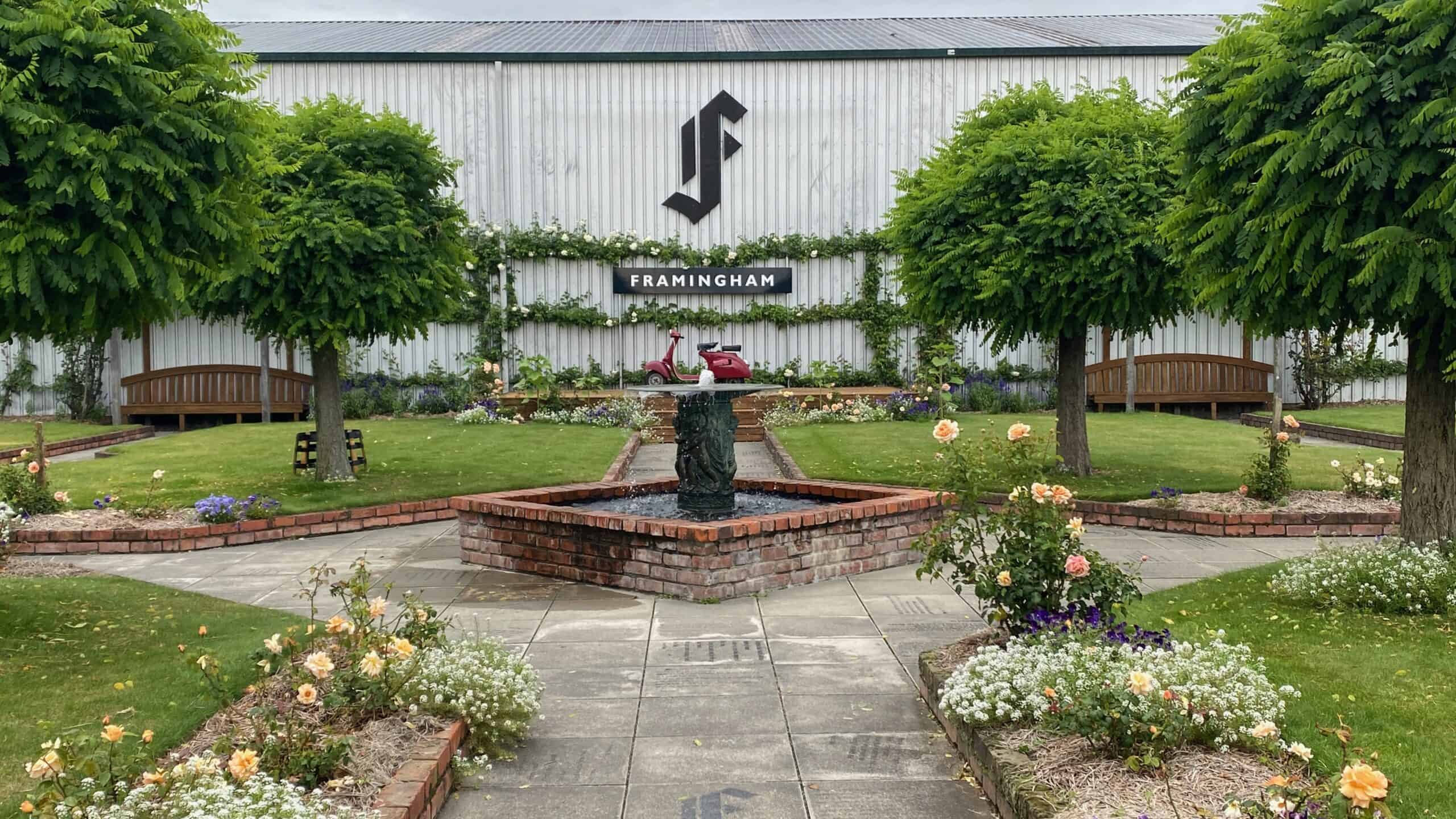 The entrance to Framingham