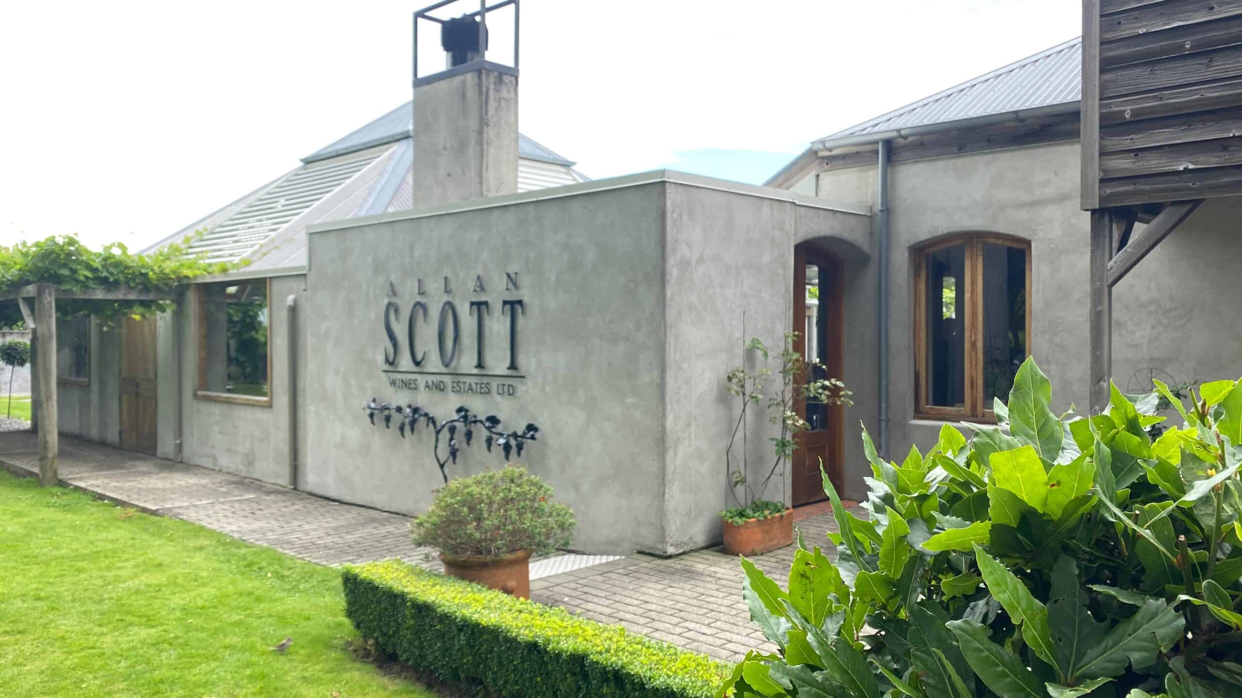 The entrance to Allan Scott