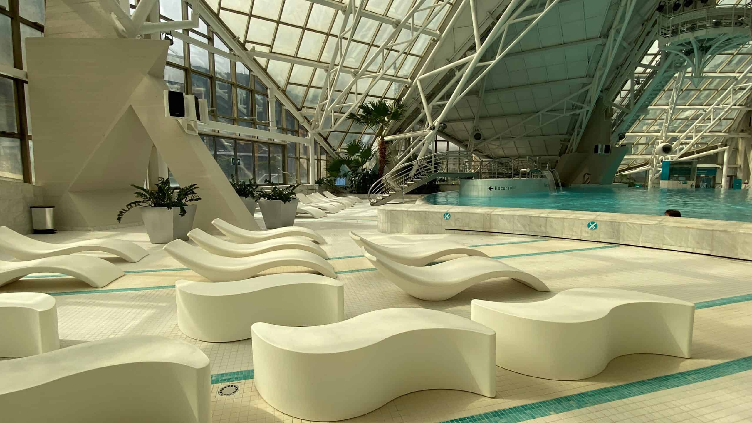 Loungers in Caldea Andorra