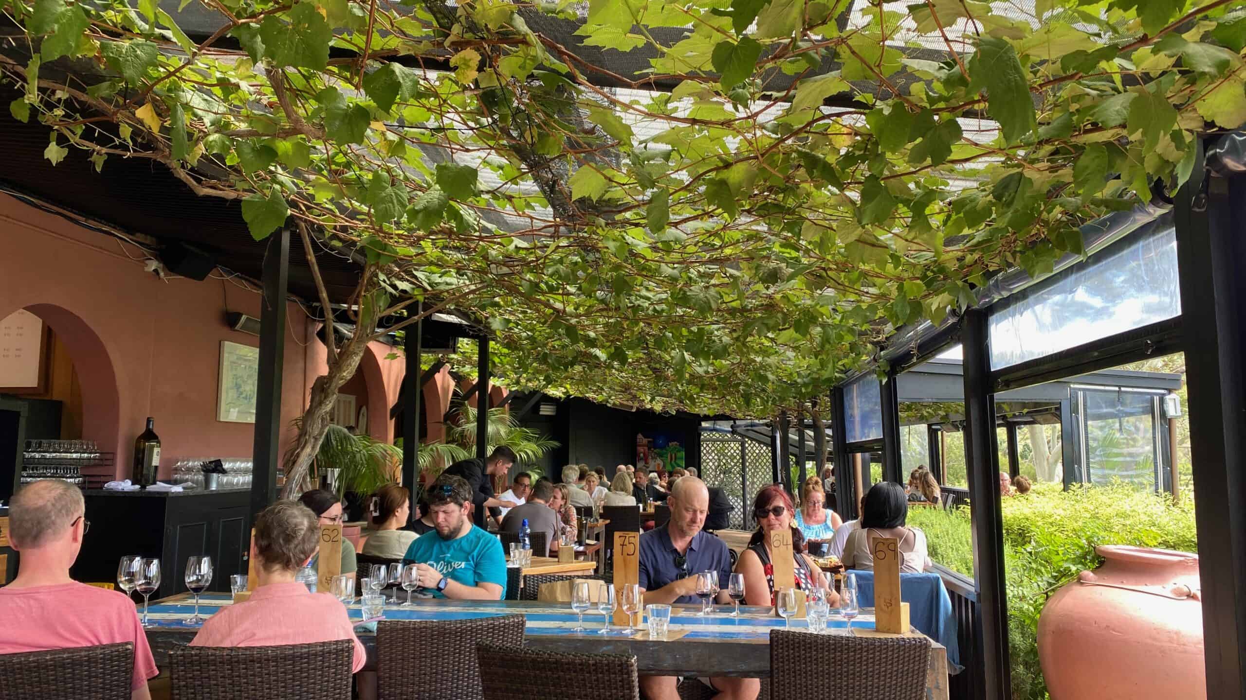 The patio at Stoneyridge