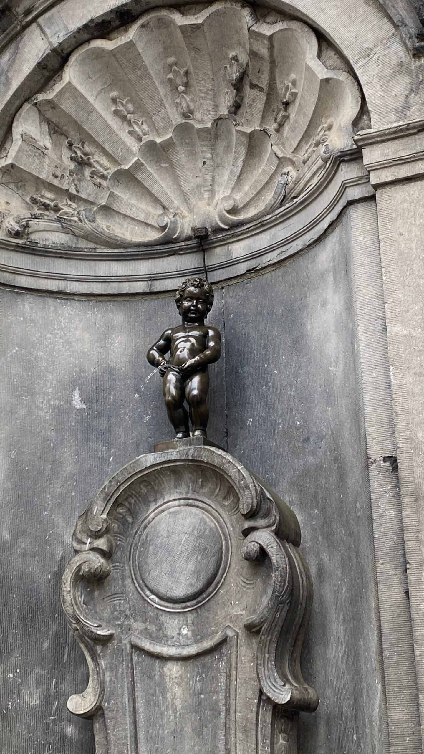 Mannekin Pis will be a top spot on your Brussels walking tour