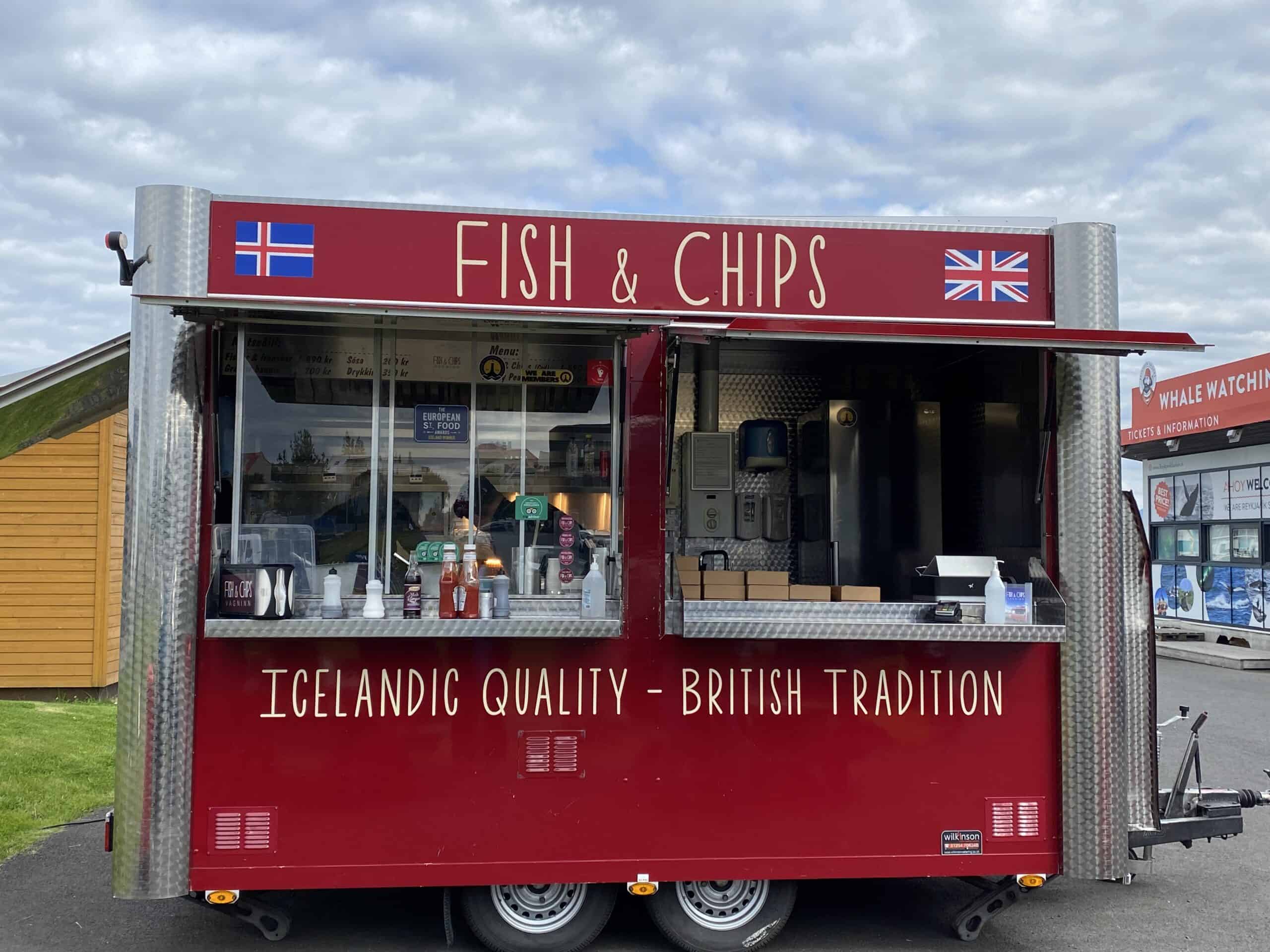 fish and chips in Reykjavik