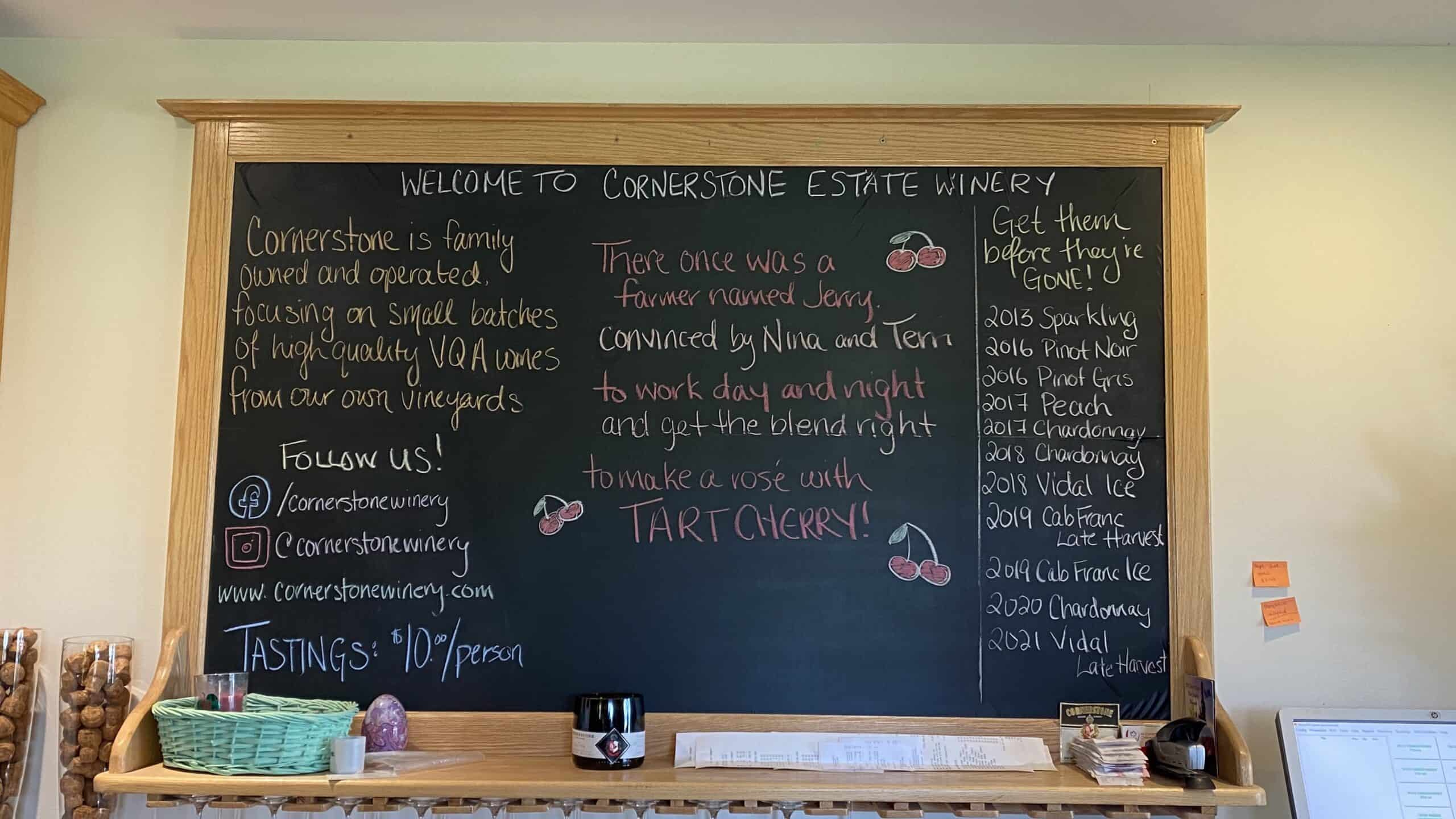 Cornerstone is a family owned winery