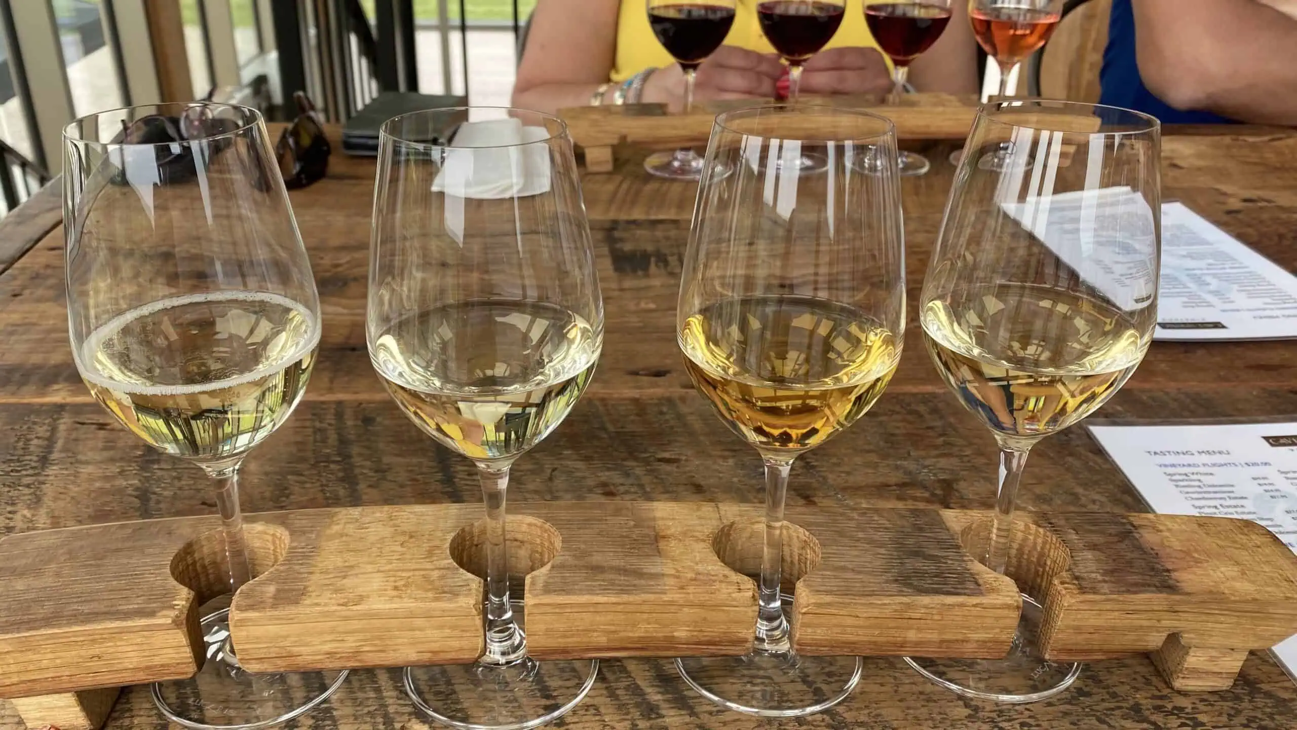 Tasting at Cave Springs one of our favourite Beamsville wineries
