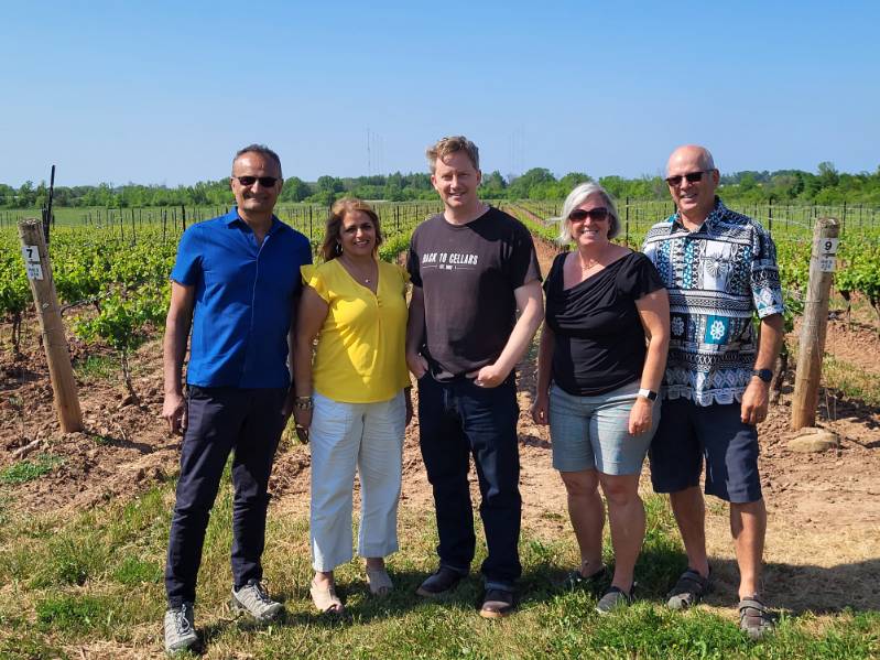 Visiting with Andrew from Back 10 Cellars