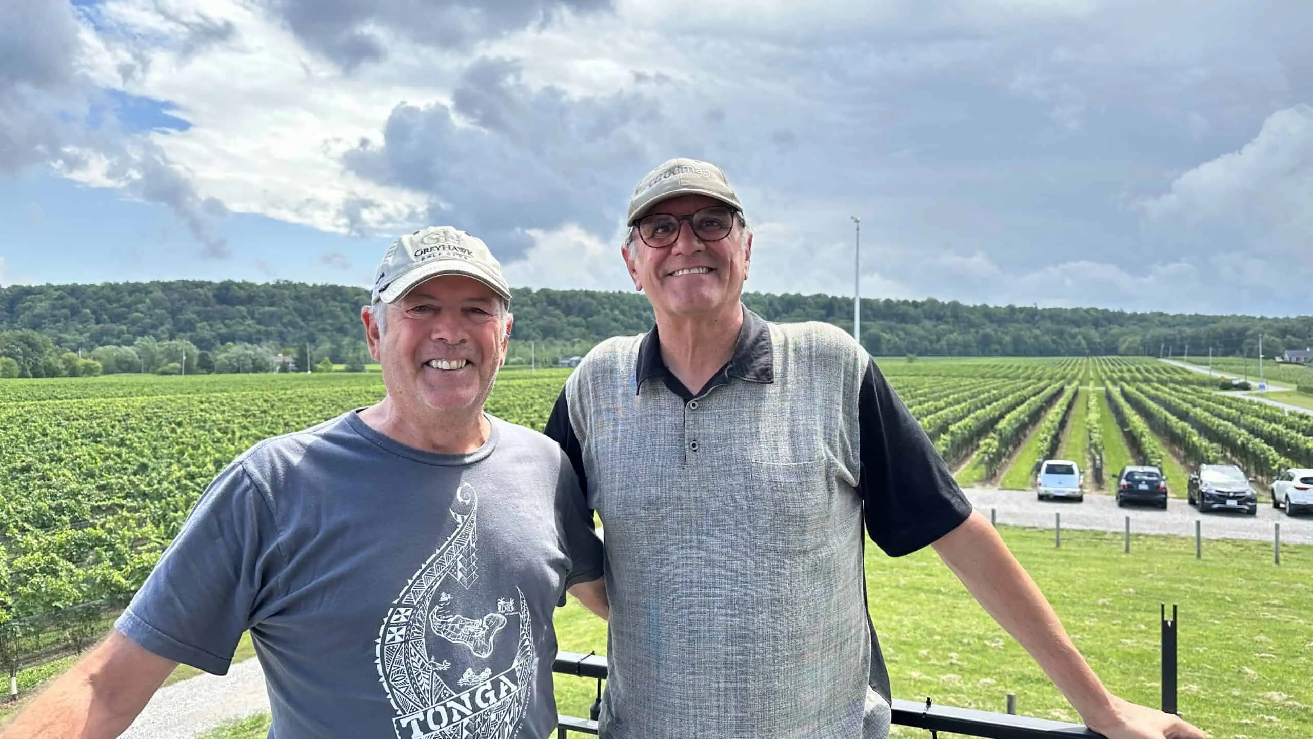 Denis and Len the owner of Cave Springs
