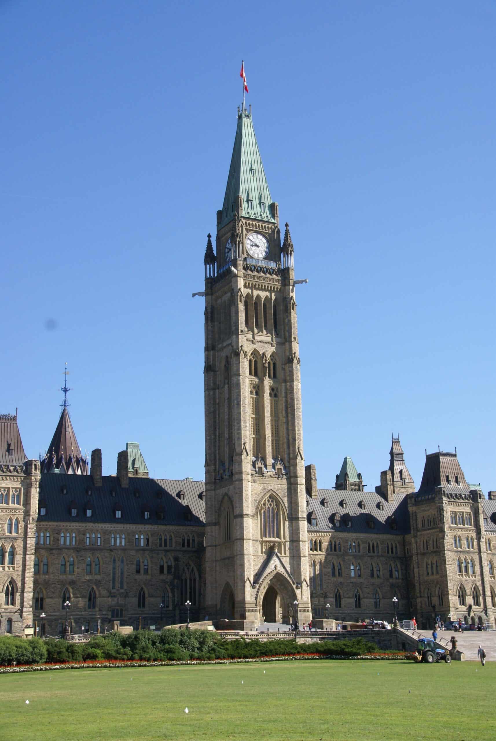 The Peace Tower in Ottawa