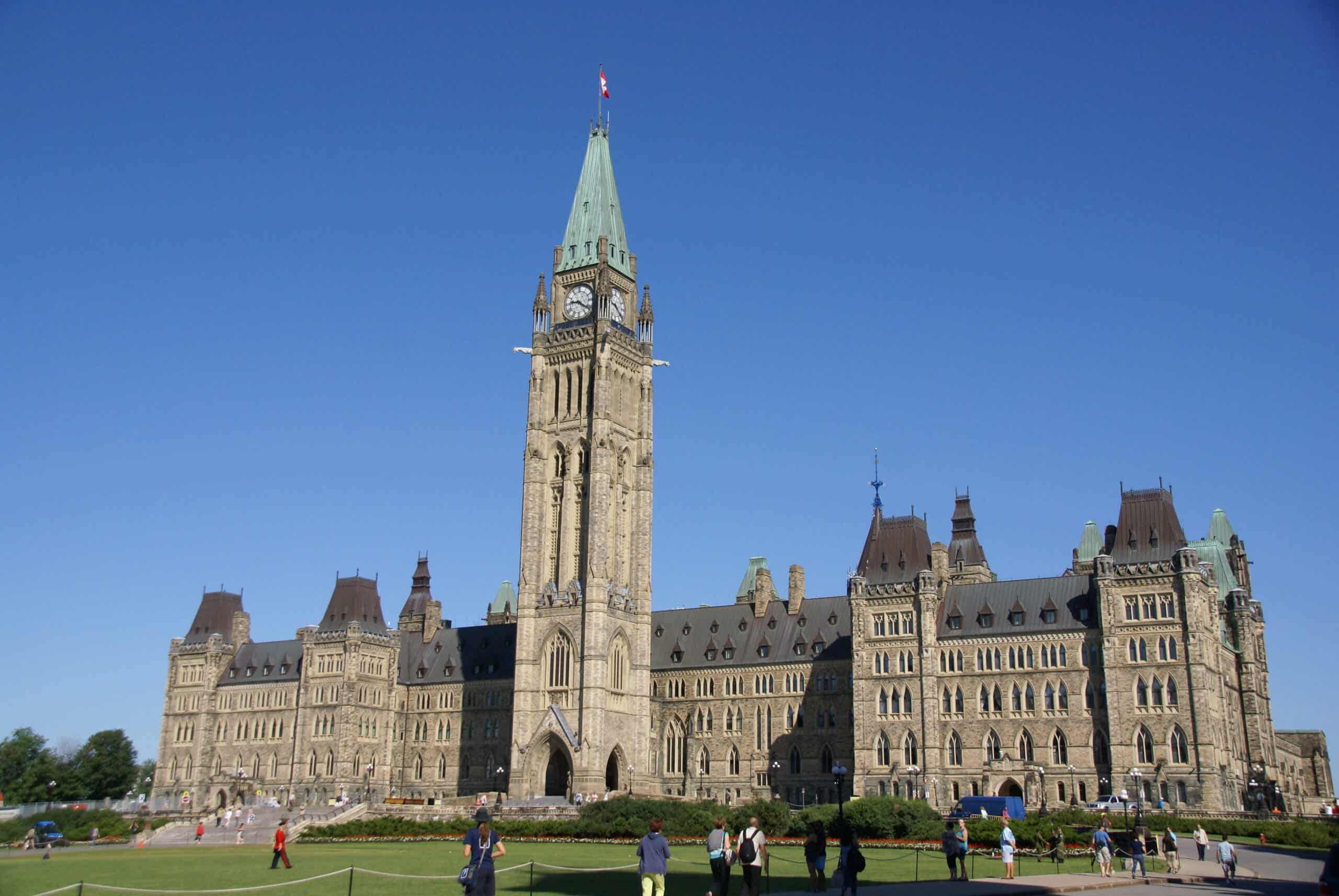 Centre Block on Parliament Hill in Ottawa