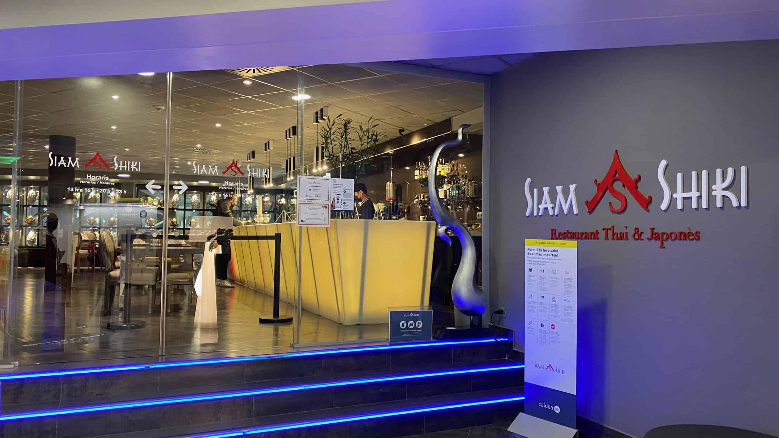 Siam Shiki restaurant at Caldea Spa