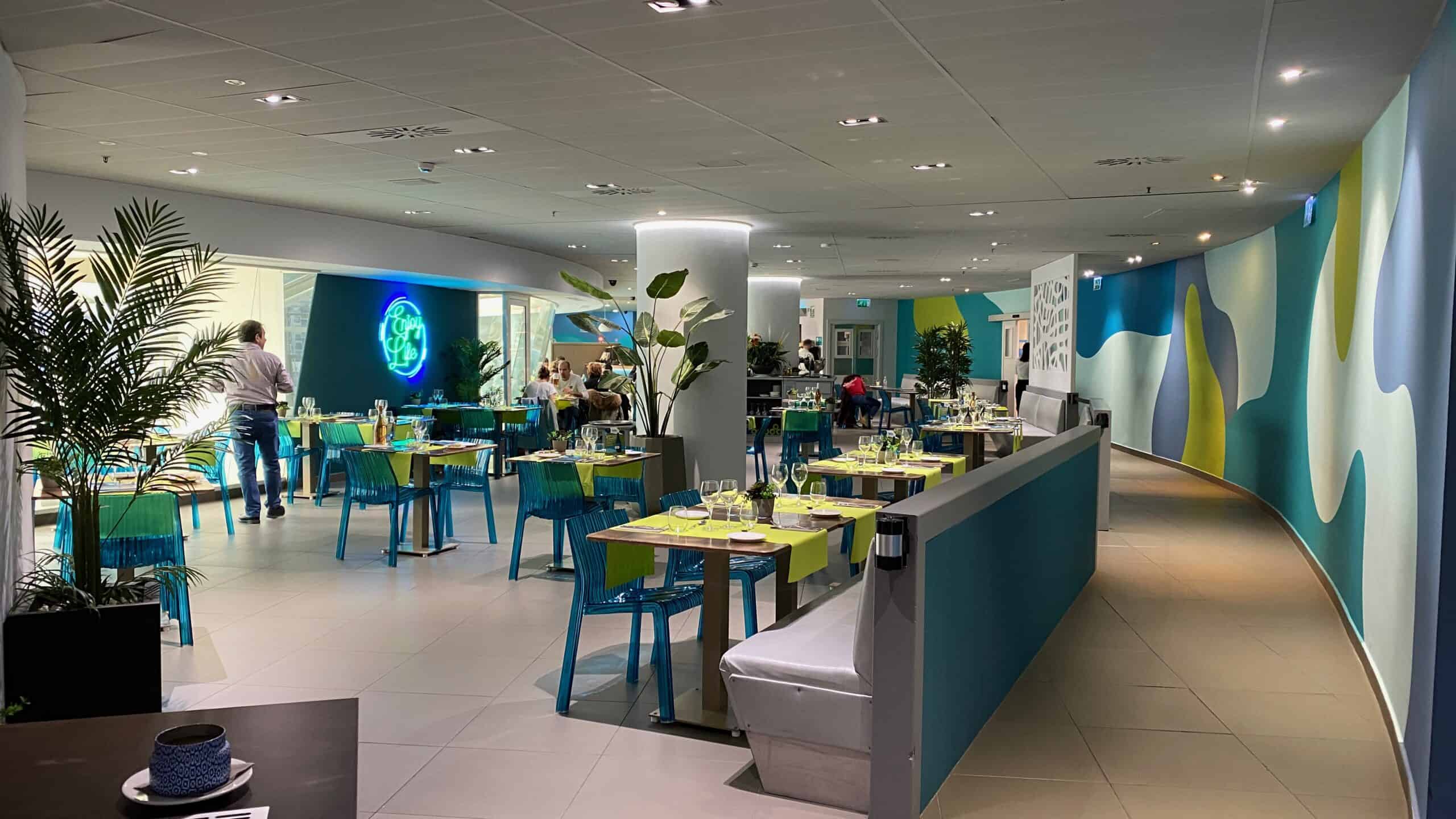 The Blue Restaurant at Caldea Spa