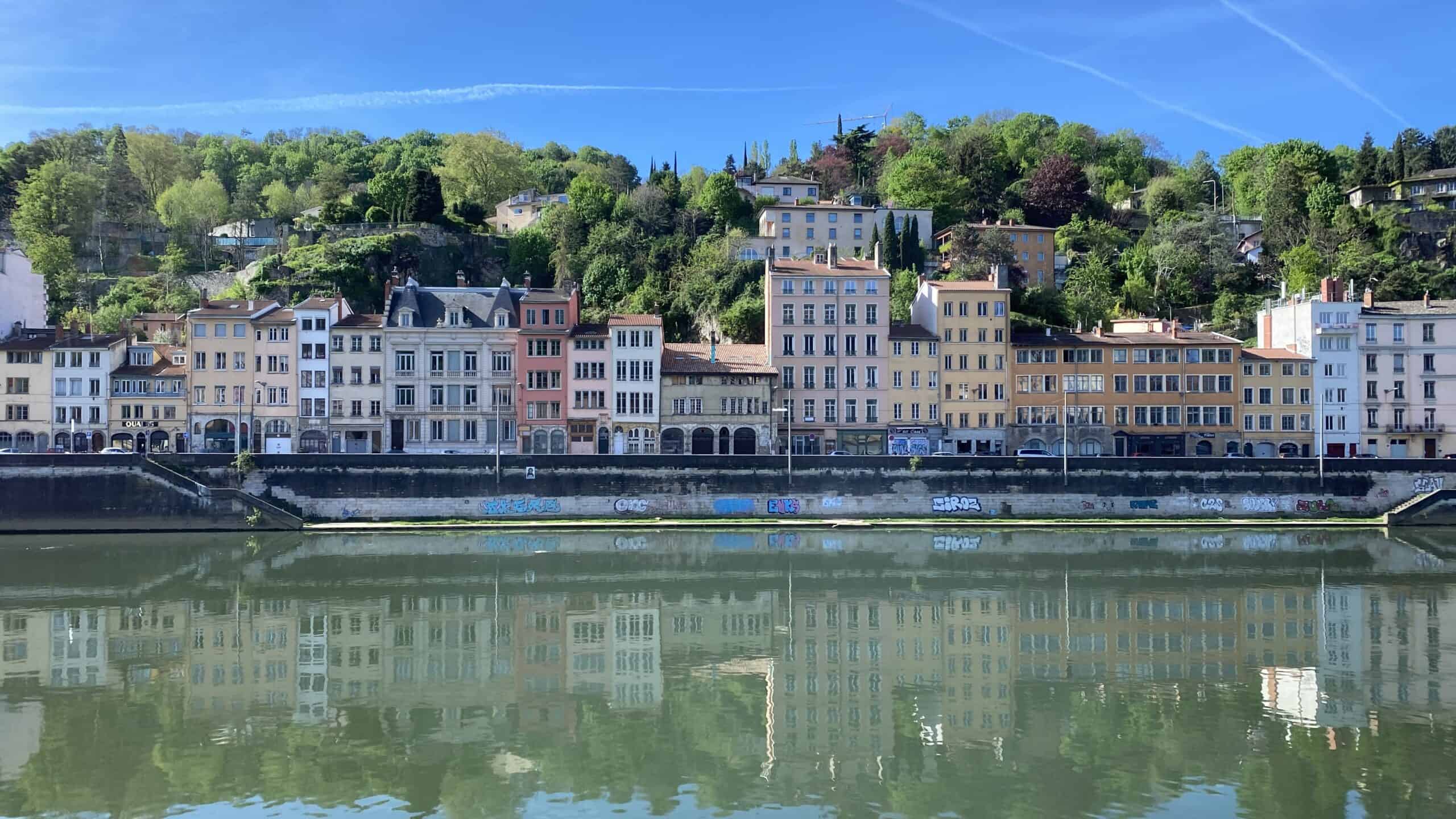 View of Lyon from the river