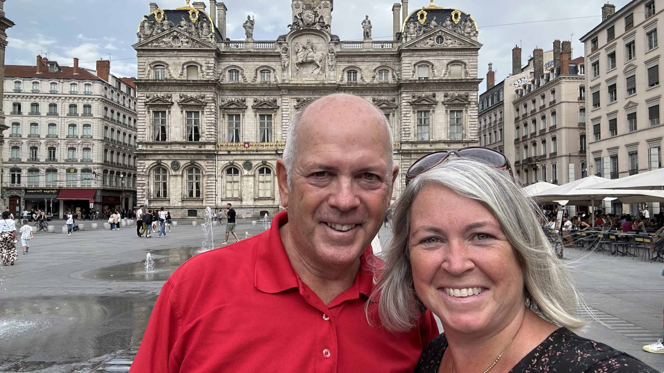Our selfie in Lyon