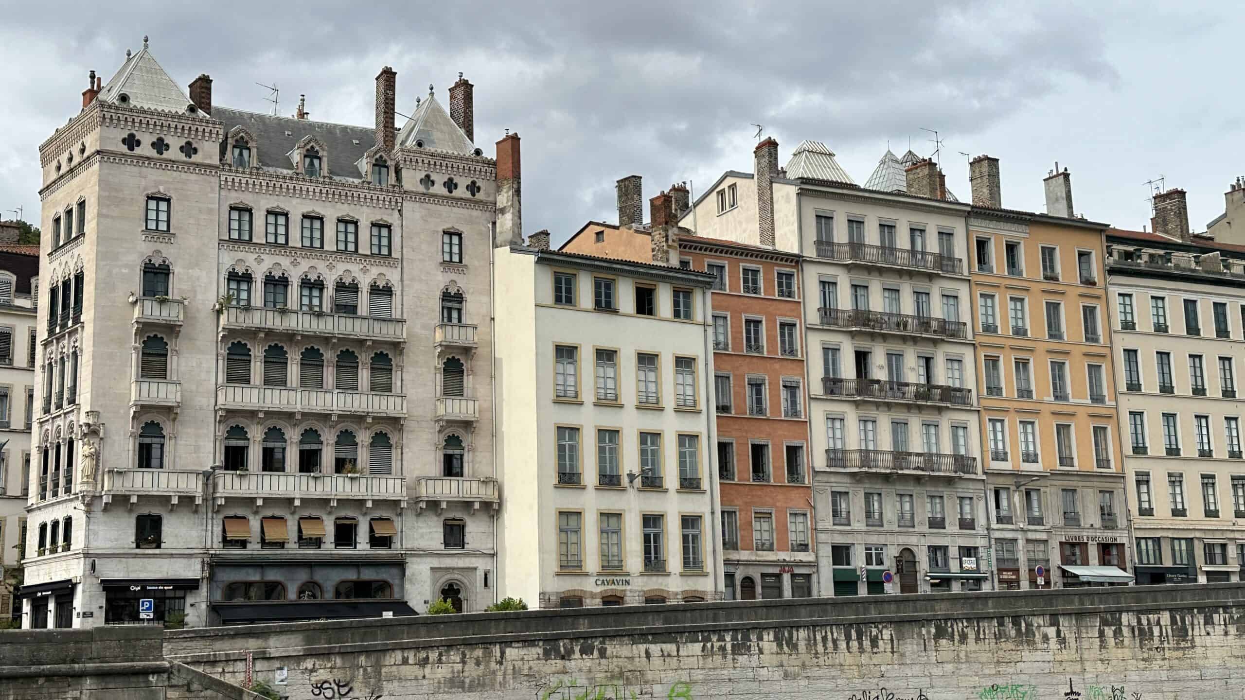 view from the river Soane