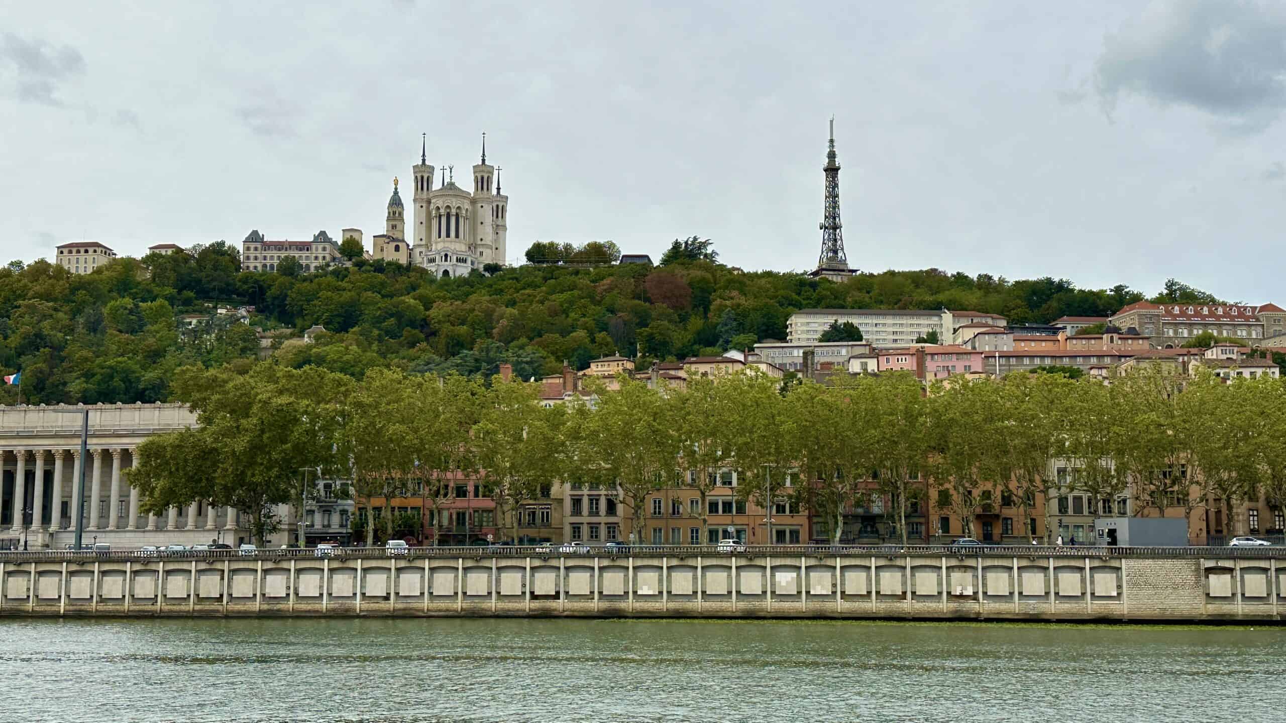 Lyon view from the river