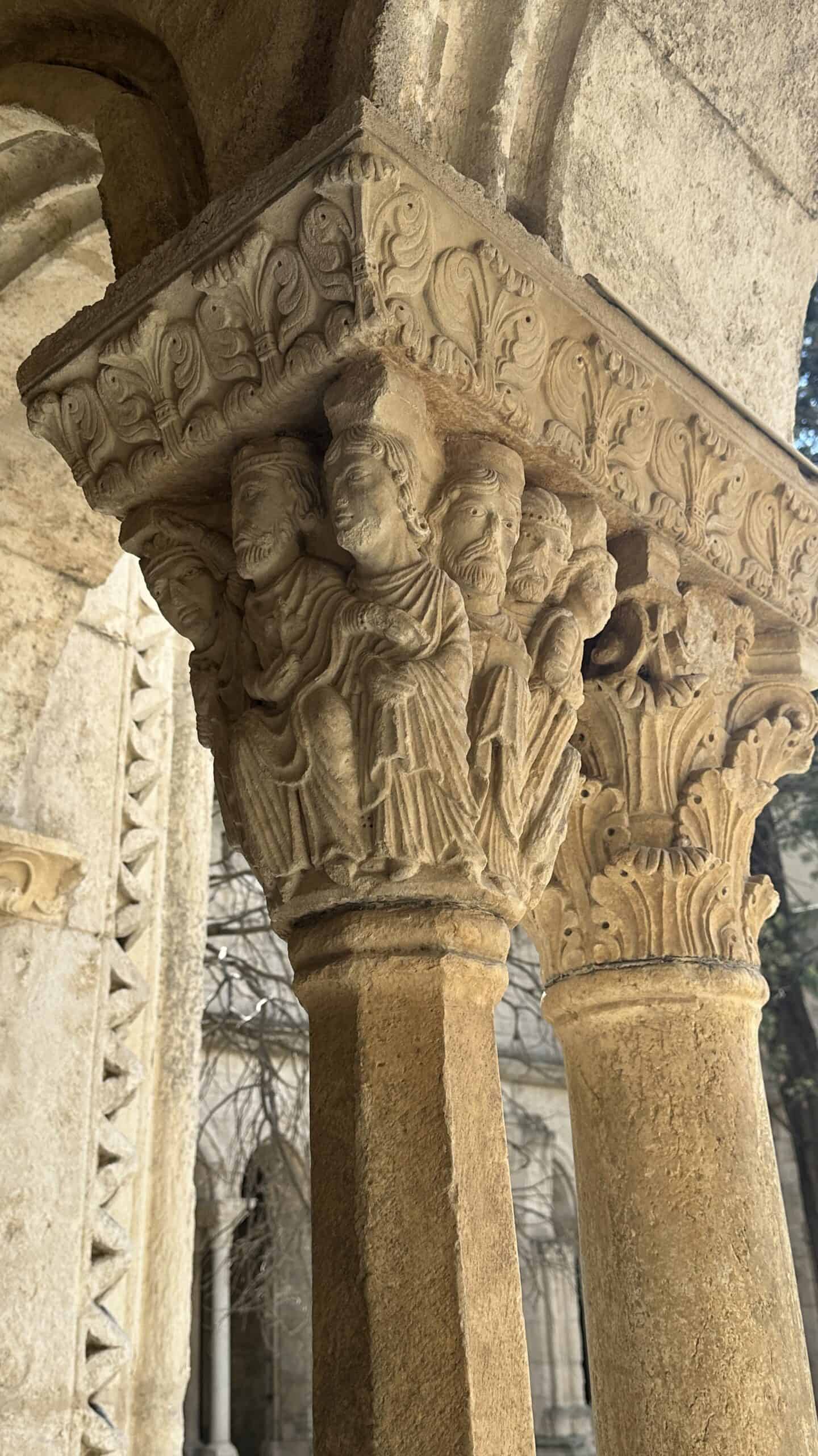 St Triomphe cloister carvings