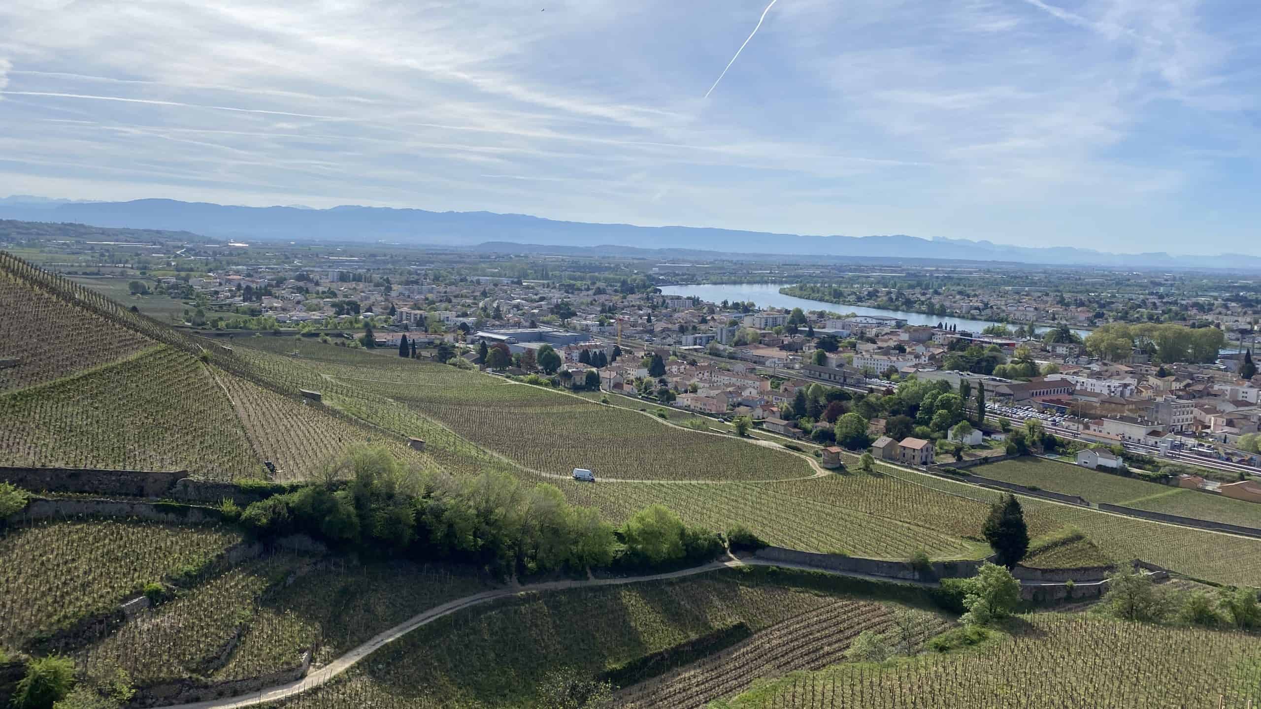 View from Tain L'Hermitage
