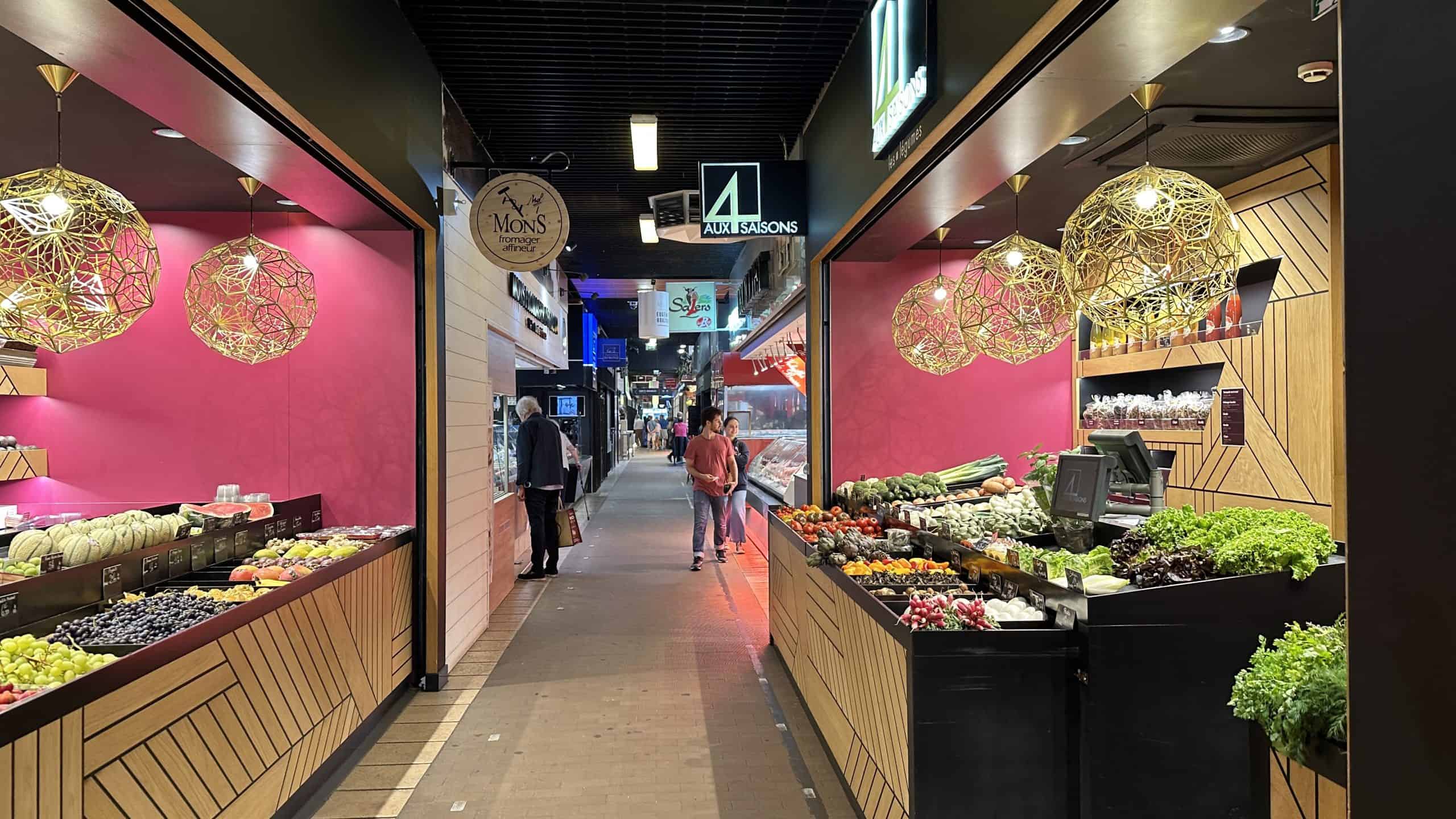 Covered market in Lyon